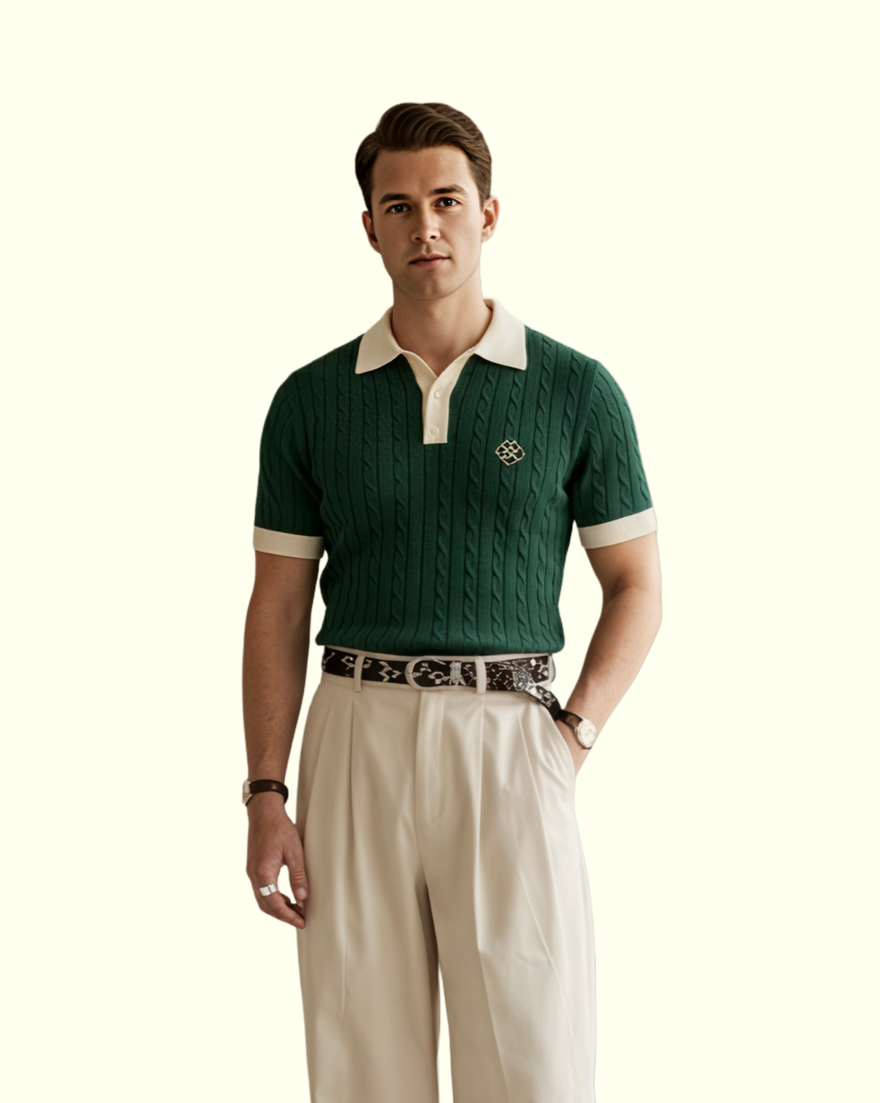 The St.Andrew's Forest Knitted Polo