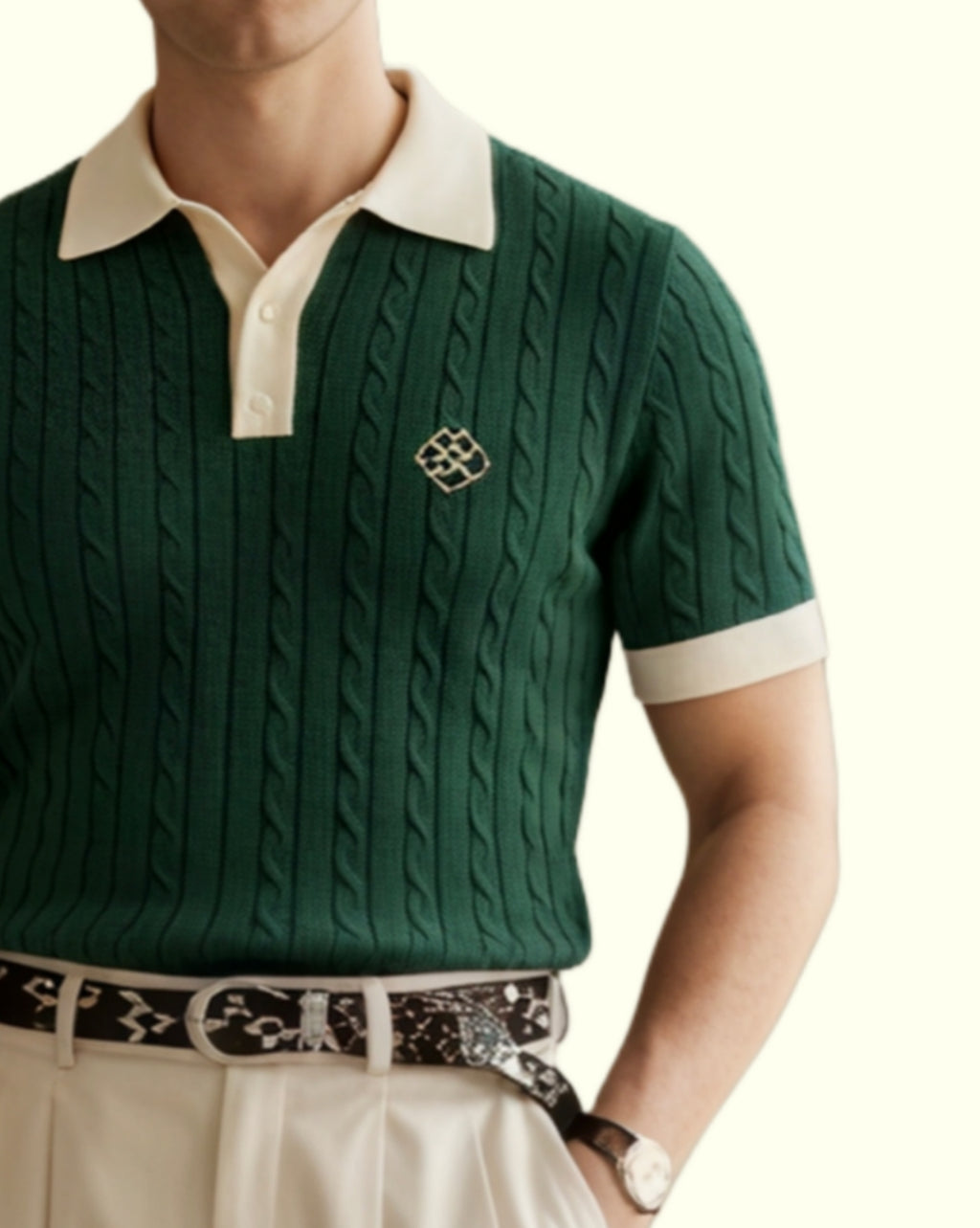 The St.Andrew's Forest Knitted Polo
