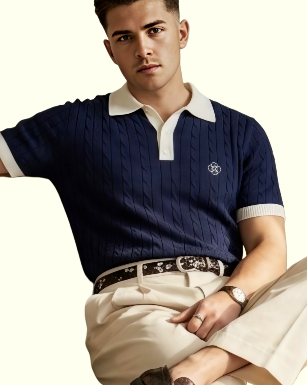 The Riviera Knitted Polo