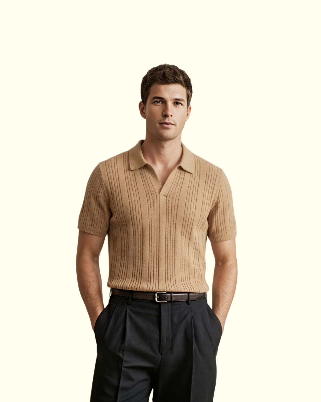 The Camelot Ribbed Polo