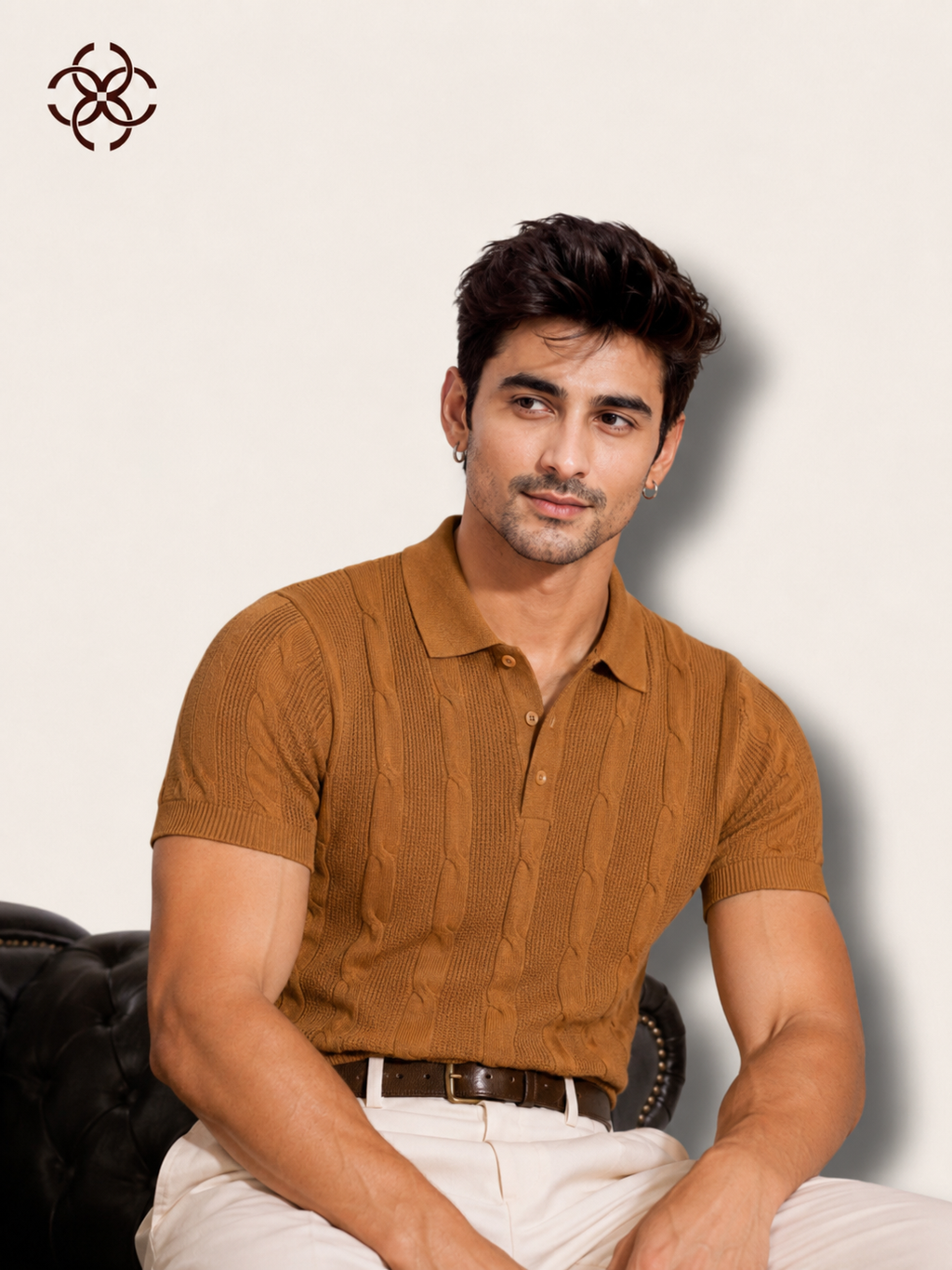 The Amalfi Umber polo