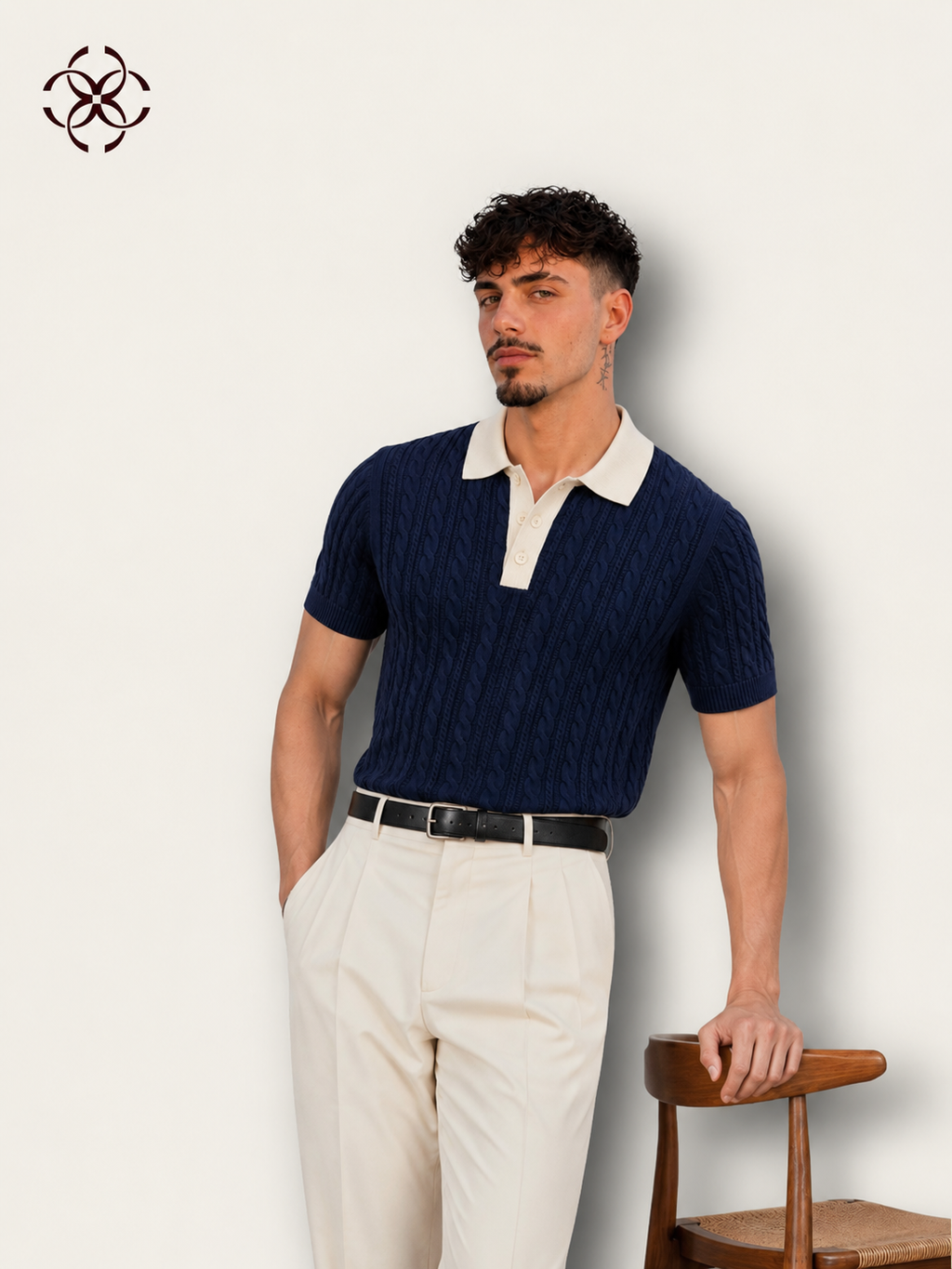 The Master Noir polo