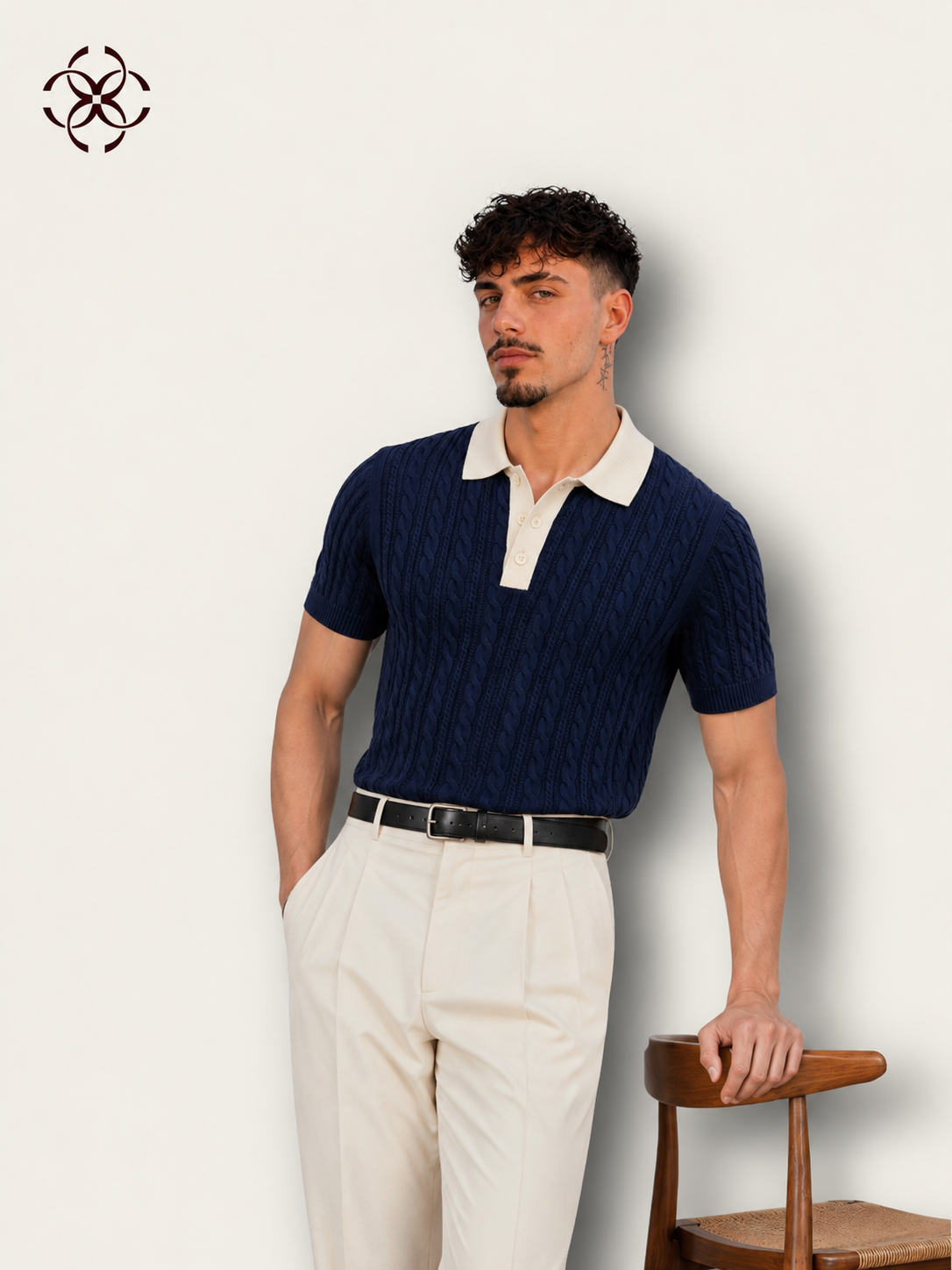 The Master Noir polo