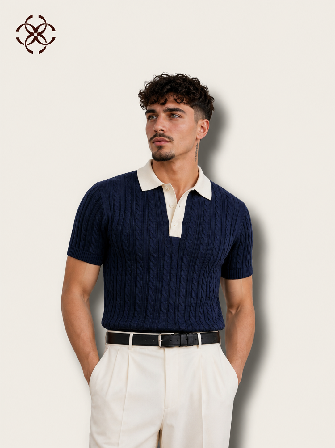 The Master Noir polo