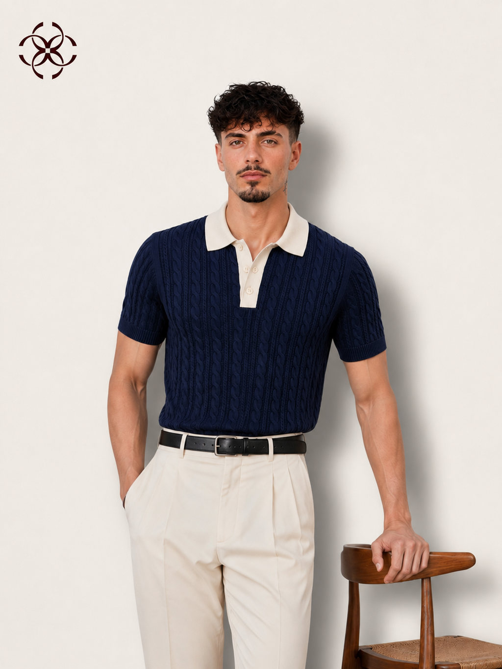 The Master Noir polo