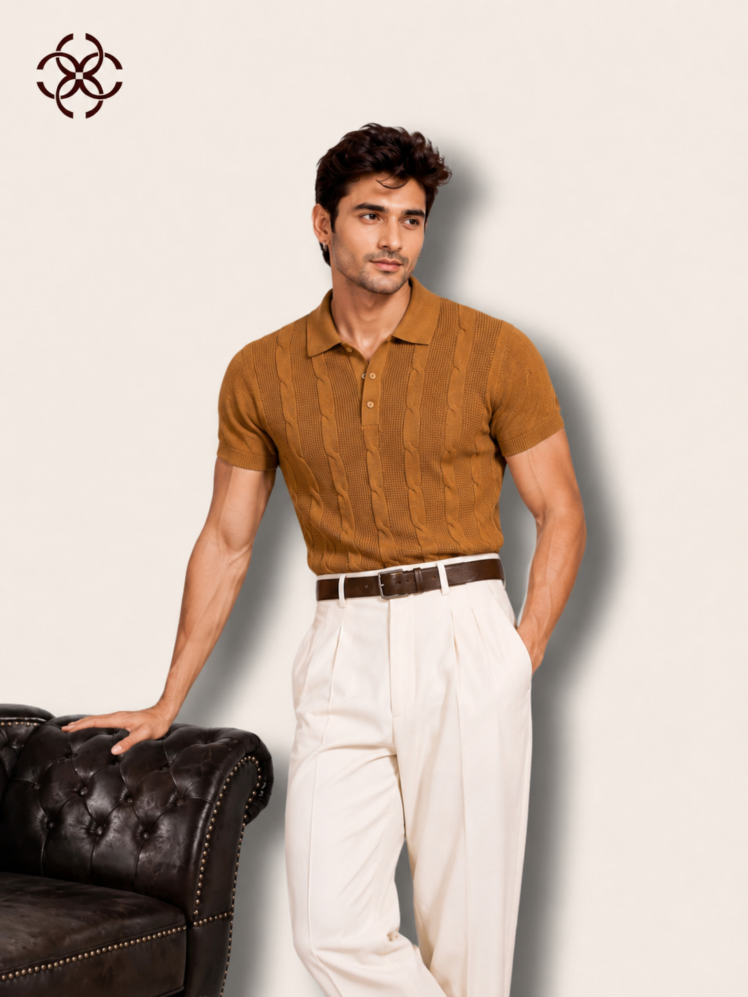 The Amalfi Umber polo