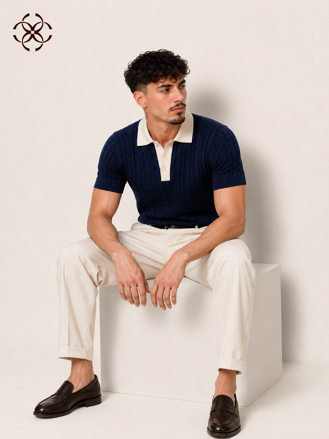 The Master Noir polo